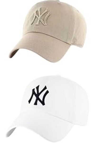 YTT Marketing Uni Set of 2 - Sports Ny Hat with Velcro Back Adjustable