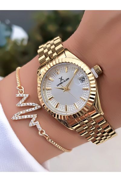 Daniel Klein Daniel Klein Waterproof Women's Watch and Gift Bracelet