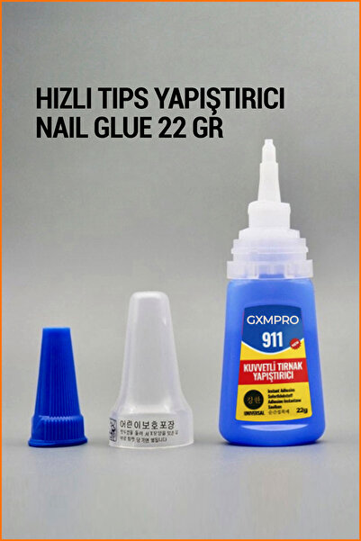 GXMPRO New Tips Yapıştırıcı Hızlı Yapıştırıcı Nail Glue 22 gr