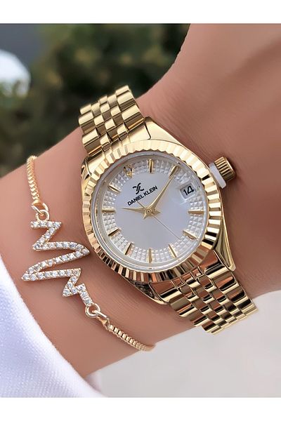 Daniel Klein Daniel Klein Waterproof Women's Watch and Gift Bracelet