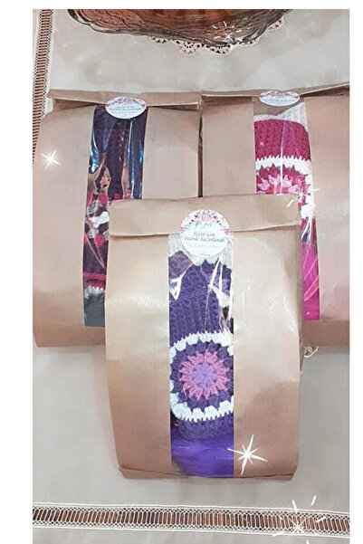 Dekals 20 Adet 21x30 Pencereli Hediye Ambalaj Kağıdı Kraft Kese Kağıdı