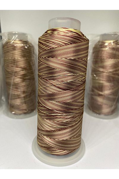 Loş Dükkan 2,500 Yards Embroidery Thread - Shatter-Resistant, 100% Polyester, Glitterless Glossy Flush Thread
