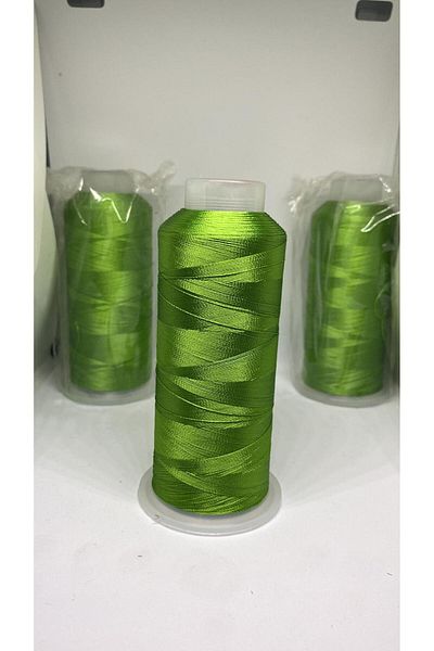 Loş Dükkan 2,500 Yards Embroidery Thread - Shatter-Resistant, 100% Polyester, Glitterless Glossy Flush Thread