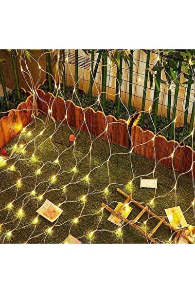 Fırsat7 Perde Led Işık 144 Ledli 2x2 Metre 220v Fişli Iç Ve Dış Mekan Ambiyan...