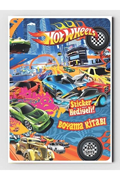 ZNC Fun Coloring Book for Children, (+20), (Full Page Illustrated Coloring Book), (with Sticker Gift)