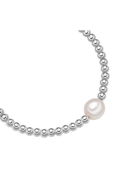 YOKOAMİİ Perlenarmband Armband Süßwasser-Zuchtperle weiß