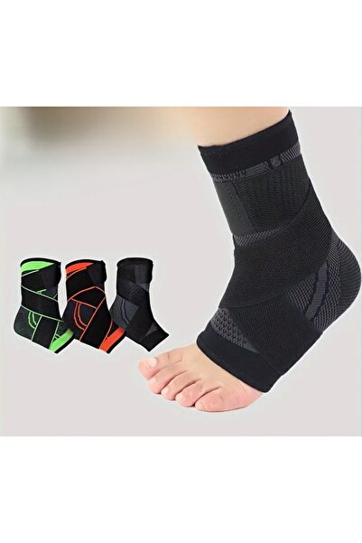 DRECCEX Siyah Orijinal Bedenli Ayak Bileği Koruyucusu Ağrı Spor Bandajı Banda...
