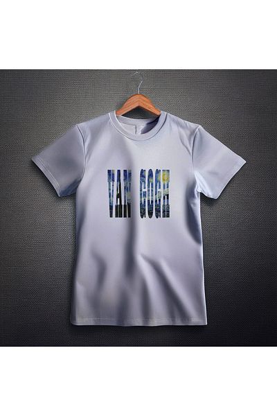 Ozzy Ψηφιακό μπλουζάκι με τυπωμένο όνομα Unisex Starry Night Pattern