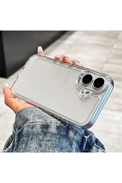 EDELFU İPhone 16 Plus (2024) Şeffaf Arkası Sararmaz Yanları Sararır Ekran Ve ...