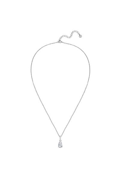 Glanzstücke München Silberhalskette Kette Sterling Silber Zirkonia Weiß