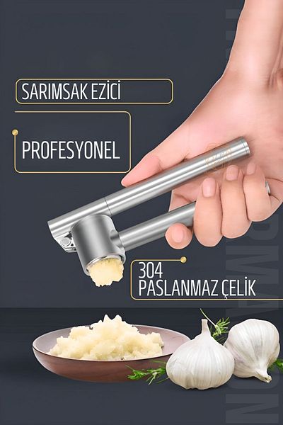 Transformacion 304 Stainless Steel - Garlic Crusher, Model 721210