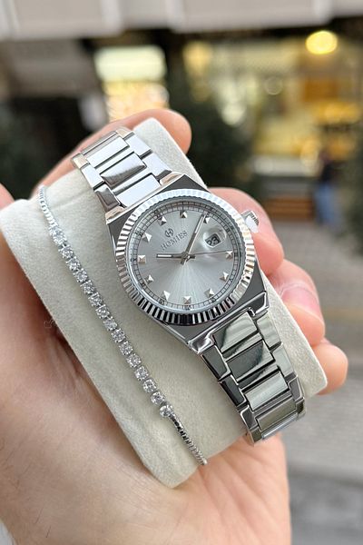 Homies Women's Wristwatch Rlx Model Gift Box and Bracelet