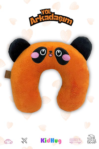 KidHug Fată Băiat Copil Pernă de călătorie Animal - Figurine Anime Brodate Colorate
