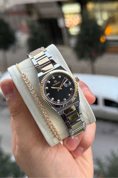Homies Women's Wristwatch Rlx Model Gift Box and Bracelet