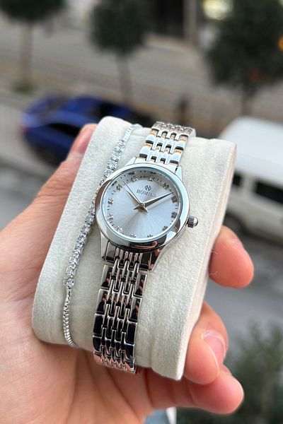 Homies Women's Watch with Vintage Stone Detail - Small Case, Gift Box and Bracelet 8