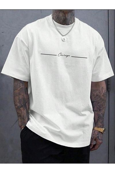 Medinenur ΒΑΣΙΚΟ T-SHIRT ΜΕ ΛΕΠΤΟΜΕΡΗ ΚΕΙΜΕΝΟ