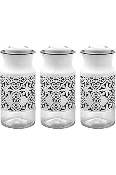 STOREMAX Kbrx Vera 3 Pcs Spice Bowl Medium White/Black Lifeshop 1018827