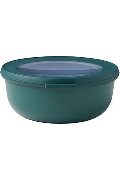 robotrend - Multi Bowl Cirqula Round - Storage Container with Lid - Airtight Storage Box for Refrigerator
