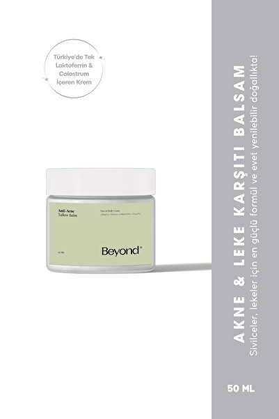 Beyond Handmade Clarifying (ANTİ-ACNE) Tallow Balm (LAKTOFERRİN & COLOSTRUM IÇEREN & LEKE KARŞITI YÜZ KREMİ)