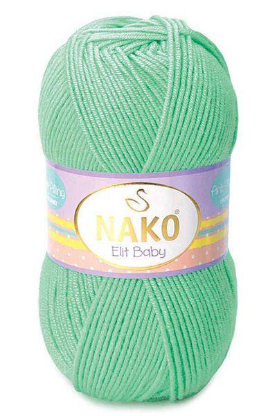 NAKO Elit Baby / Mint Green / 10001 / Συσκευασία των 5