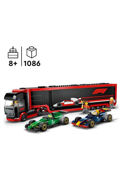 LEGO Rb20 a Amr24 F1 ® Trolley Truck - Stavebnice pro děti od 8 let (60445)