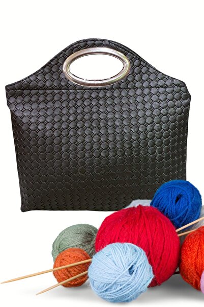 Papuçsepeti Coș de pantofi 4393 Geantă de lucru manual pentru mamă cu doi ochi