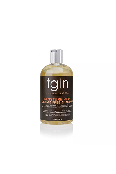 Tgin شامبو مرطب غني خالي من الكبريتات للشعر الطبيعي بزيت الأملا وزيت جوز الهن...