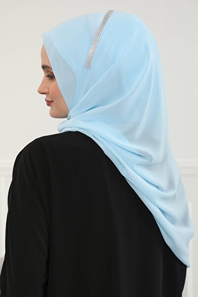 Ayşe Tasarım Practical Chiffon Shawl,Ps-22,Baby Blue