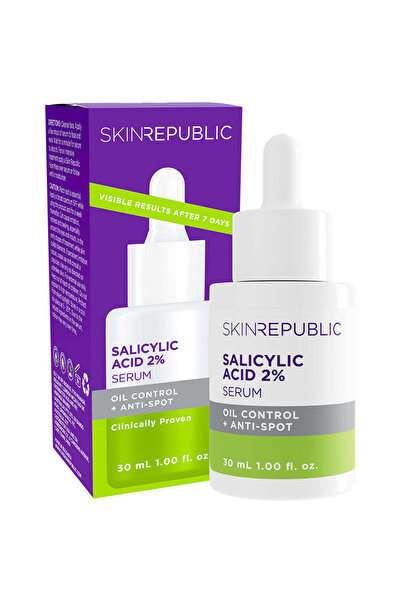 Skin Republic سيروم الوجه المضاد للبقع ومضاد للزيوت بتركيز 2% من حمض الساليسيليك، 30 مل