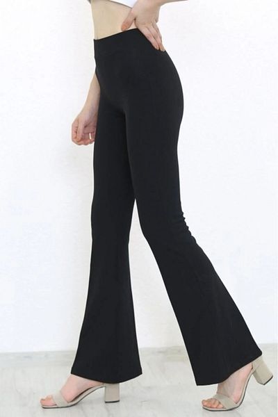 Lidas Spanish Leg Scuba Fabric Trousers
