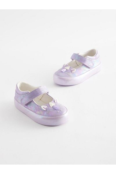 Next Purple Unicorn Mary Jane Shoes