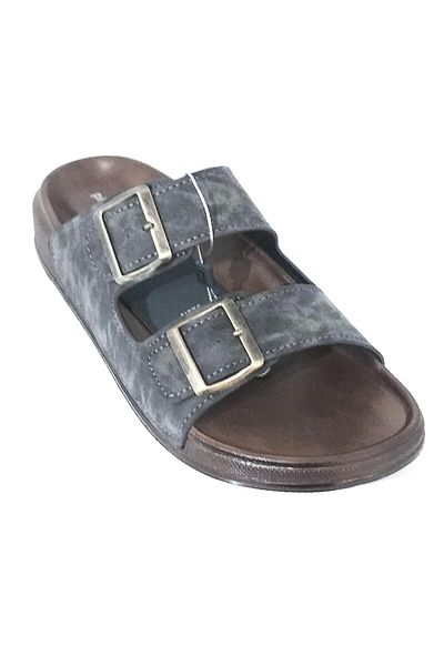 Pierre Cardin Pct-7411 Men's Double Banded Buckle Adjustable Casual Slippers