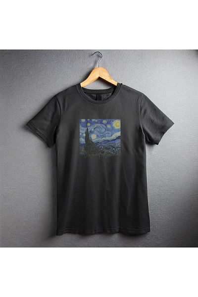 Ozzy Μπλουζάκι Unisex Starry Night Pattern 2 με ψηφιακή εκτύπωση