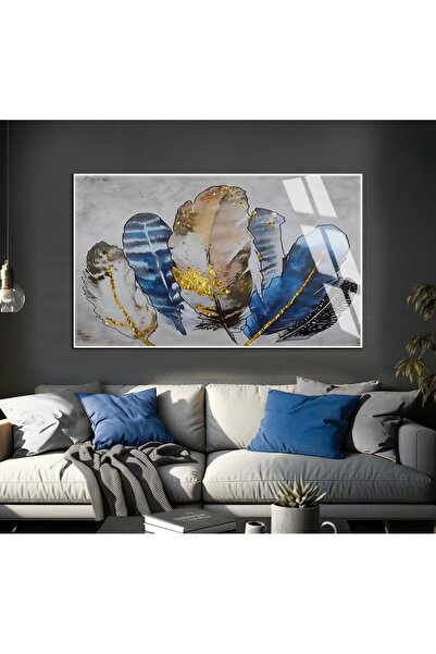 Harika bir ev HARİKABİREV | FORMA DE PĂRĂ DE PĂSĂRI GRI-ALBASTRU-ALBASTRU-MĂR...