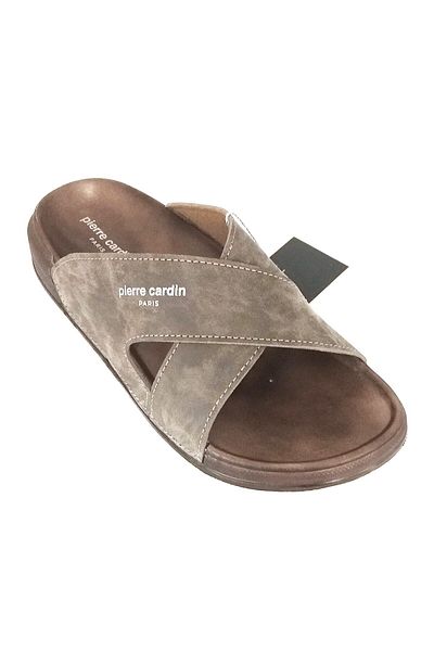 Pierre Cardin Pct-7412 Ανδρικές παντόφλες με χιαστί με λουράκι