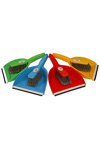 Generic Brand طقم مكنسة يدوية ومجرفة طقم مكنسة صغيرة مع حاوية