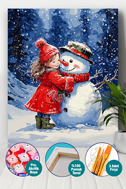 Picasso World Hobby Art Sayılarla Boyama Numaralı Tuval Seti Fırça Boya Dahil...