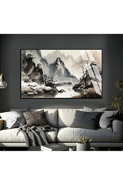 Harikabirev HARİKABİREV | MODELL ABSTRACT DE PEISAJ MONTAN CĂPRU DEȘEATĂ GRĂI...