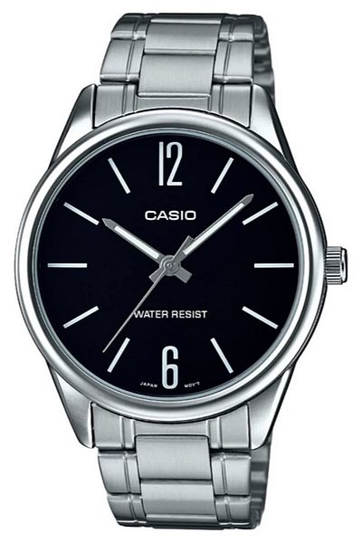 Casio ساعة يد رجالية باللون الأسود والرمادي مقاس 40 ملم