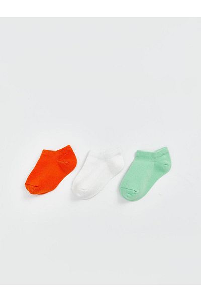 LC Waikiki Lcw Eco Basic Baby Girl Booties Socks 3-Piece