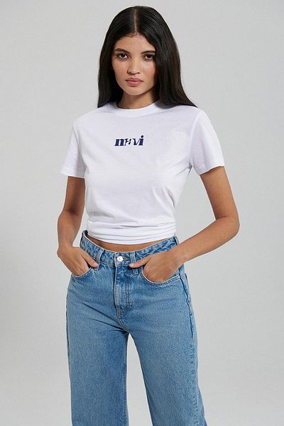 Mavi M 1612241 -620 Logo Tshirt White Ss Tricou dama