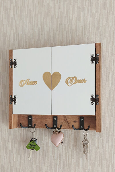 HKM Ticaret 35x40 Cm Dekoratif Sigorta Saklama Kutusu! Anahtarlıklı Sigorta K...