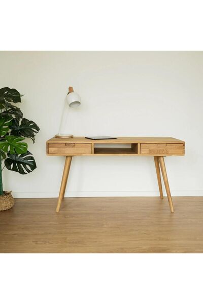 Genel Markalar Ahşap basic model rustik masif çalışma masası