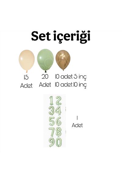 CUGY 1 Year Old Birthday Party Celebration Set in Green Gold Salmon Colors