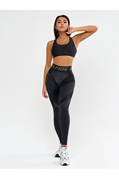 Genel Markalar Kadın Spor Tayt – Parlak, Push-Up, Toparlayıcı, Yüksek Bel, Pr...