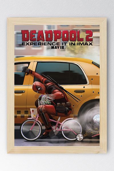 Saturn Πίνακας με κορνίζα Deadpool - Πίνακας αφίσας ταινίας Marvel