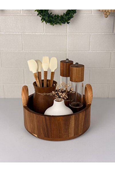 Mirilliahome Acacia Wood Bowl - Stylish and Functional Organizer