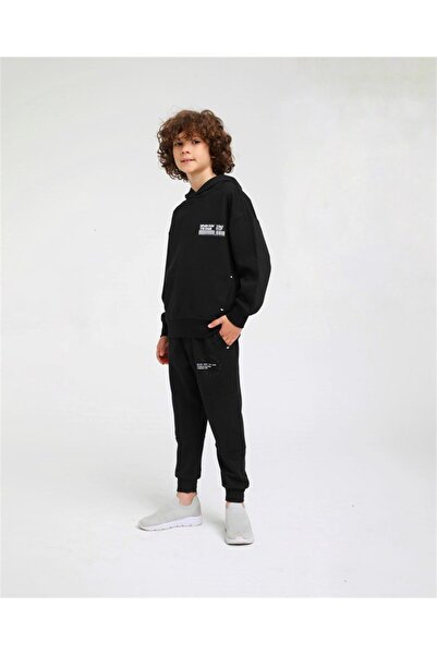 Jack Lions 04-14 років Хлопчик Чорний колір Сітчастий капюшон Спортивний костюм