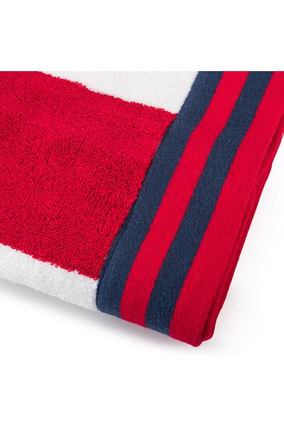 Orange Bed & Bath Beach Towel Cotton 100 × 180 cm - Red