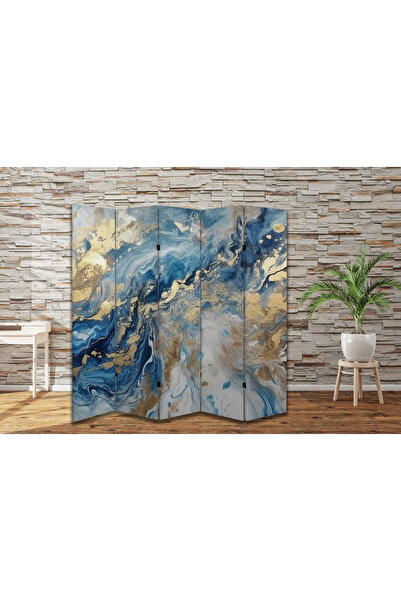 dbsanat Mermer Desenli Oda Bölücü Paravan 180 x 200 cm